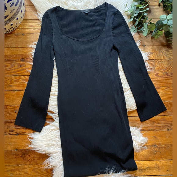 J. Crew Ribbed square neck sweater dress - Picture 6 of 10